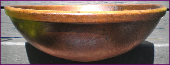 Turned Wood Bowl 4